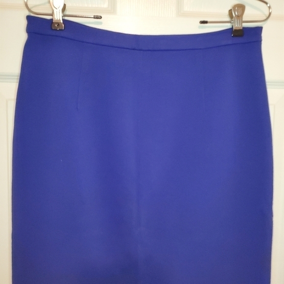 Diane von Furstenburg DVF New Pencil Skirt, 10 Blue - Picture 6 of 11
